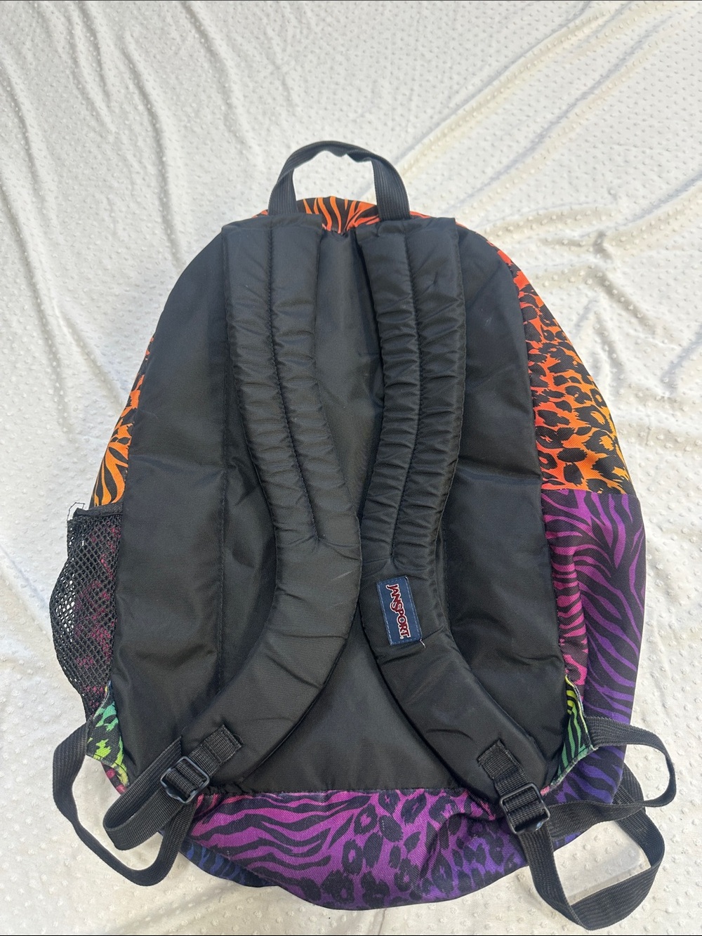JANSPORT Rainbow Animal Print Large Baackpack - Picture 4 of 10